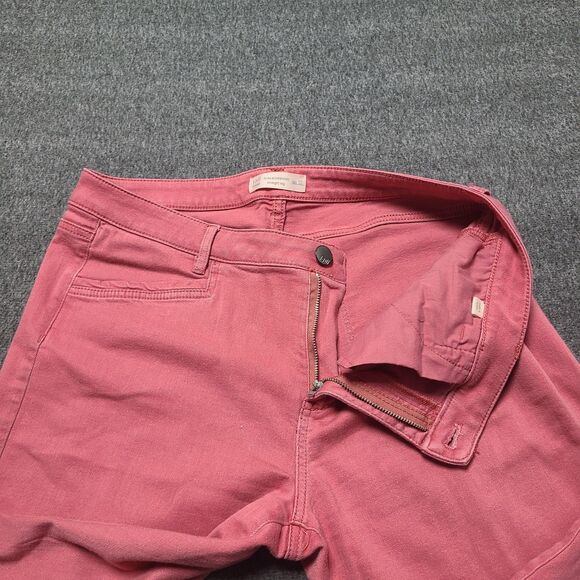 J Jill Jeans‎ Womens 12 Pink Slim Boyfriend Straight Leg Denim Pants - Picture 4 of 10